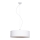 Ljuskrona med textilsladd GARDA 1xE27/60W/230V diameter 40 cm vit