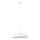 Ljuskrona med textilsladd GINA 1xE27/15W/230V diameter 38 cm vit