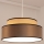 Ljuskrona med textilsladd GRACE 1xE27/60W/230V beige/brun