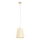 Ljuskrona med textilsladd GUMON 1xE27/15W/230V beige