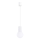 Ljuskrona med textilsladd HALO 1xG9/8W/230V diameter 12 cm vit