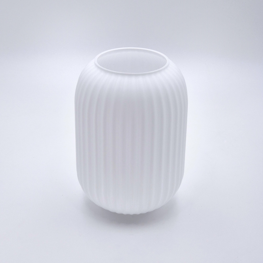 Ljuskrona med textilsladd HARMA 1xE27/15W/230V diameter 14 cm vit/guld