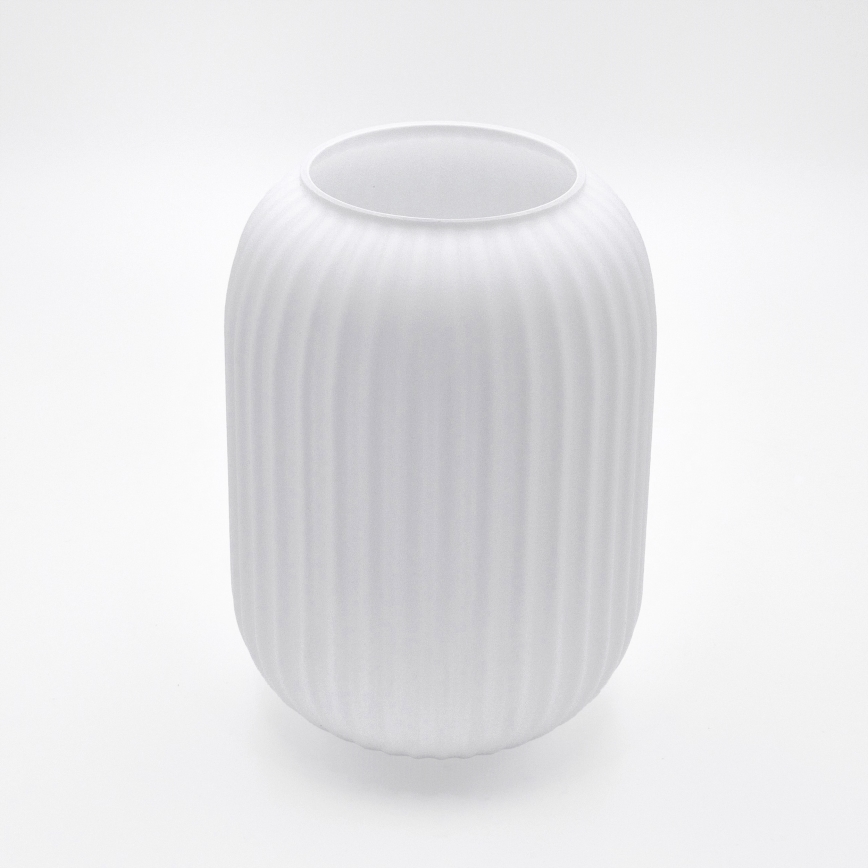 Ljuskrona med textilsladd HARMA 1xE27/15W/230V diameter 14 cm vit/svart