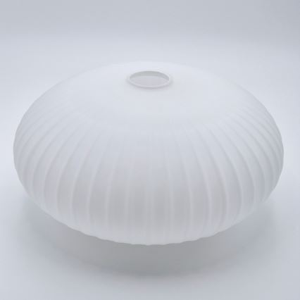 Ljuskrona med textilsladd HARMA 1xE27/15W/230V diameter 30 cm vit/guld