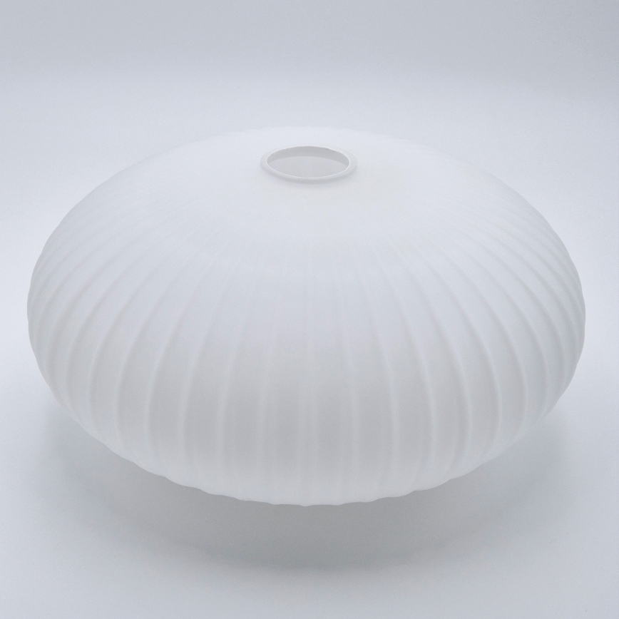 Ljuskrona med textilsladd HARMA 1xE27/15W/230V diameter 30 cm vit/guld