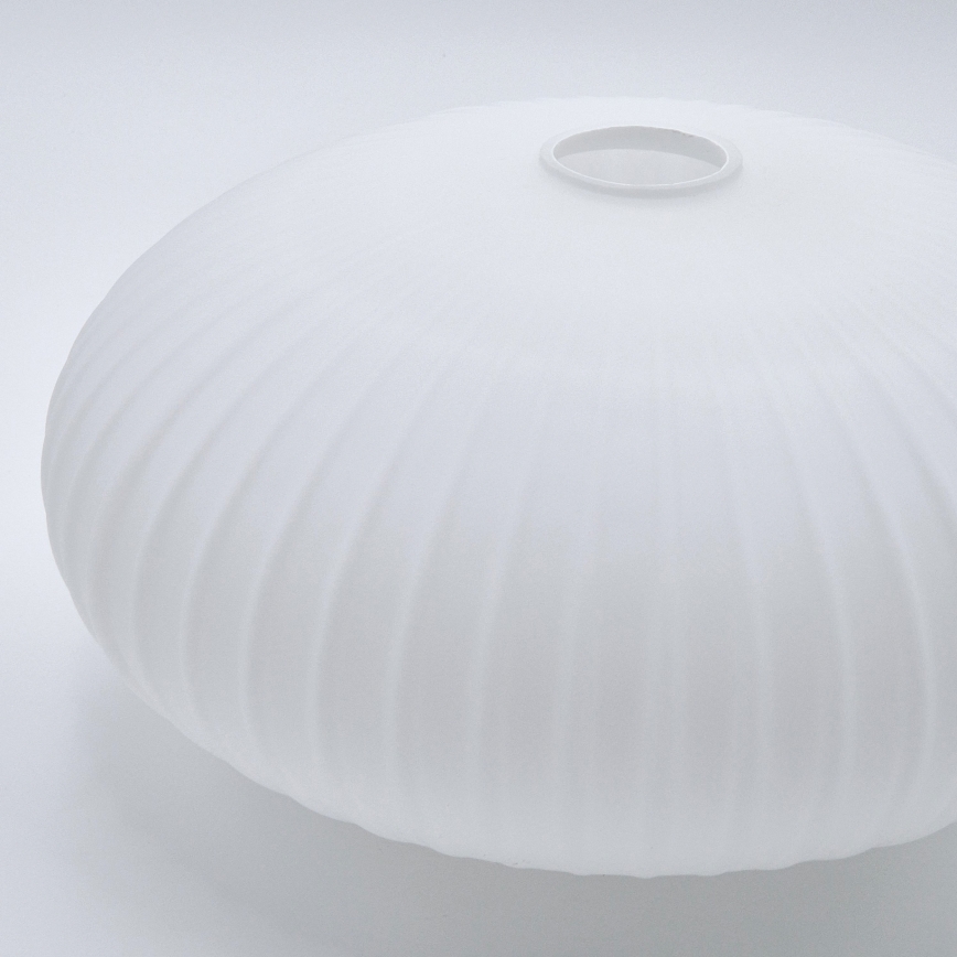 Ljuskrona med textilsladd HARMA 1xE27/15W/230V diameter 30 cm vit/guld