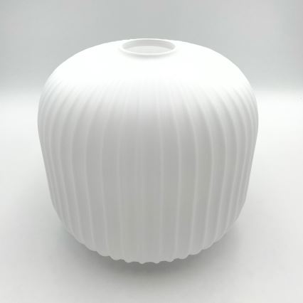 Ljuskrona med textilsladd HARMONY 1xE27/15W/230V diameter 20 cm vit/ek