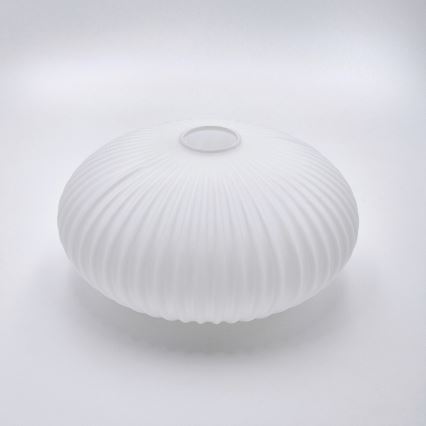 Ljuskrona med textilsladd HARMONY 1xE27/15W/230V diameter 25 cm vit/ek