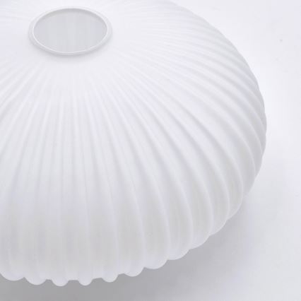 Ljuskrona med textilsladd HARMONY 1xE27/15W/230V diameter 25 cm vit/ek