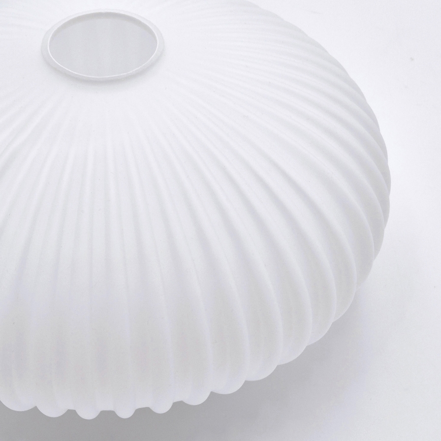 Ljuskrona med textilsladd HARMONY 1xE27/15W/230V diameter 25 cm vit/ek