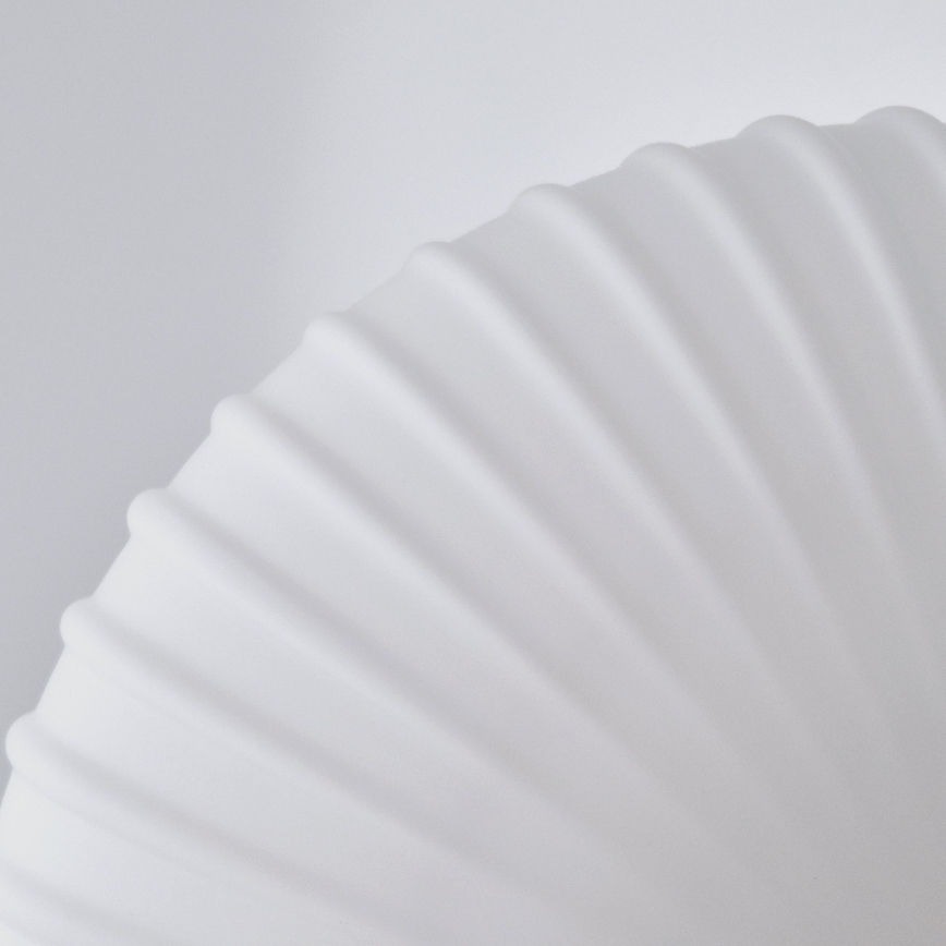 Ljuskrona med textilsladd HARMONY 1xE27/15W/230V diameter 30 cm vit/ek
