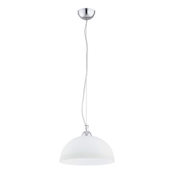 Ljuskrona med textilsladd HILIA 1xE27/15W/230V vit