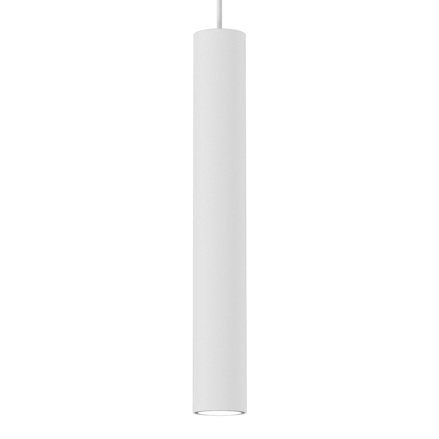 Ljuskrona med textilsladd HUDSON 1xGU10/8W/230V vit