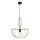 Ljuskrona med textilsladd JASMINA 1xE27/20W/230V diameter 40 cm guld
