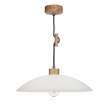 Ljuskrona med textilsladd JONA 1xE27/60W/230V ek