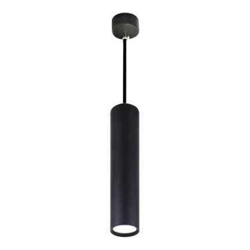 Ljuskrona med textilsladd KARADON 1xGU10/30W/230V 40 cm svart