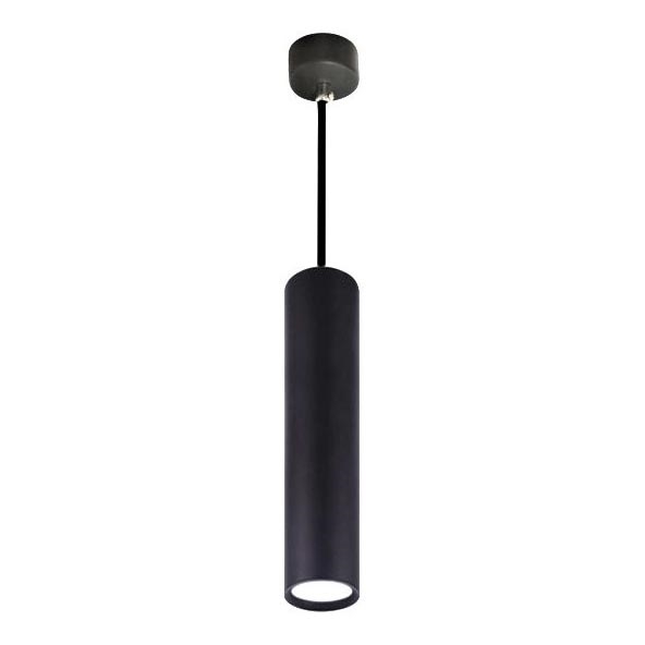 Ljuskrona med textilsladd KARADON 1xGU10/30W/230V 40 cm svart