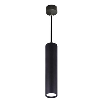 Ljuskrona med textilsladd KARADON 1xGU10/30W/230V 50 cm svart