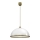 Ljuskrona med textilsladd KITCHEN 1xE27/15W/230V vit/guld