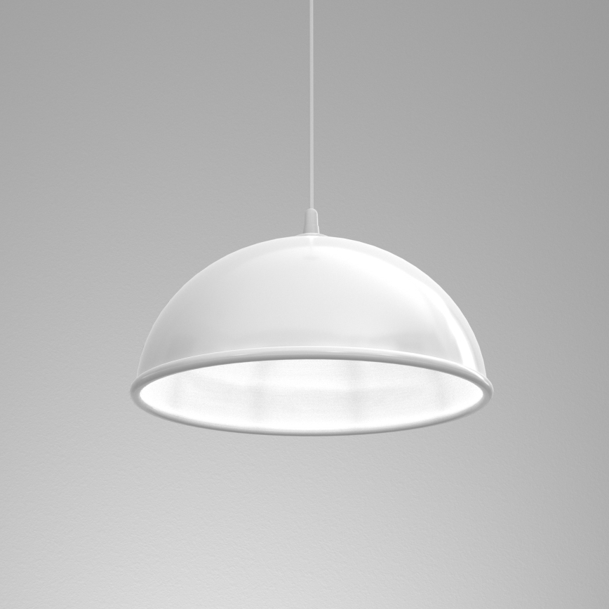 Ljuskrona med textilsladd KITCHEN 1xE27/15W/230V vit