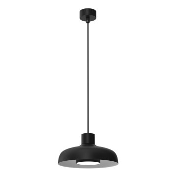 Ljuskrona med textilsladd LINEA 1xGX53/12W/230V svart