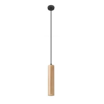 Ljuskrona med textilsladd LINO 1xGU10/40W/230V bok