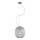 Ljuskrona med textilsladd LUCIA 1xE27/40W/230V diameter 23 cm