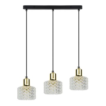 Ljuskrona med textilsladd LUMI 3xG9/8W/230V