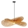 Ljuskrona med textilsladd MARIPOSA 1xE27/40W/230V diameter 80 cm jute