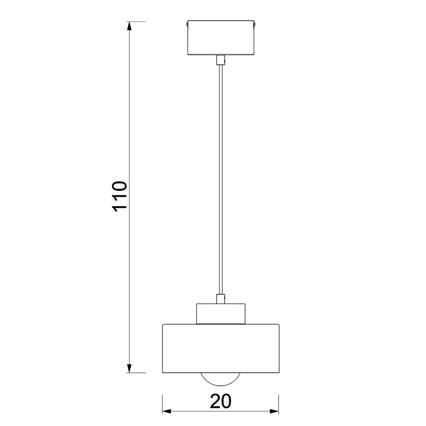 Ljuskrona med textilsladd MARTI 1xE27/15W/230V vit/skinande krom