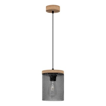 Ljuskrona med textilsladd MONSUN 1xE27/60W/230V tall