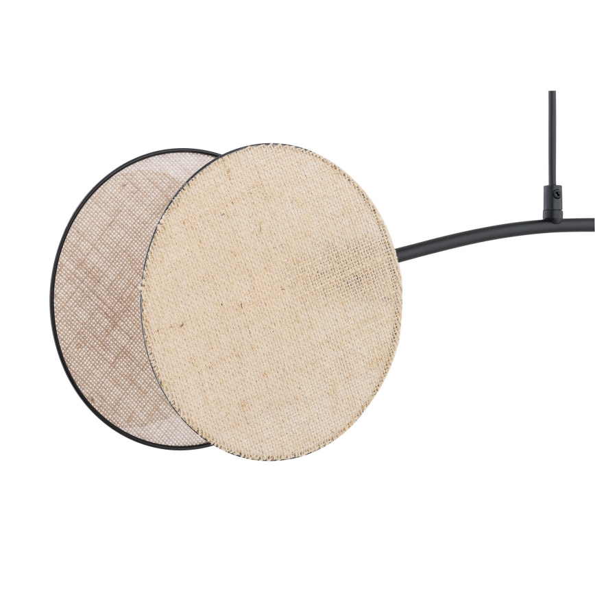 Ljuskrona med textilsladd MOTIF 2xE27/15W/230V beige