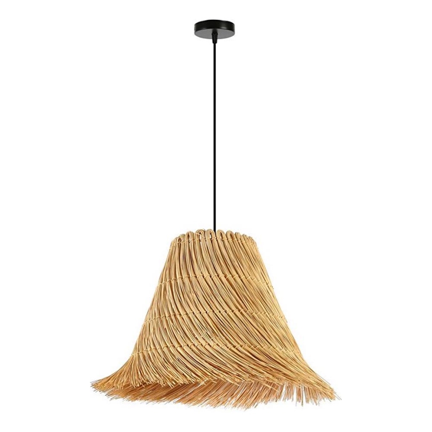 Ljuskrona med textilsladd NATURALEZA 1xE27/40W/230V diameter 45 cm rotting