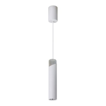 Ljuskrona med textilsladd NEO 1xGU10/8W/230V vit