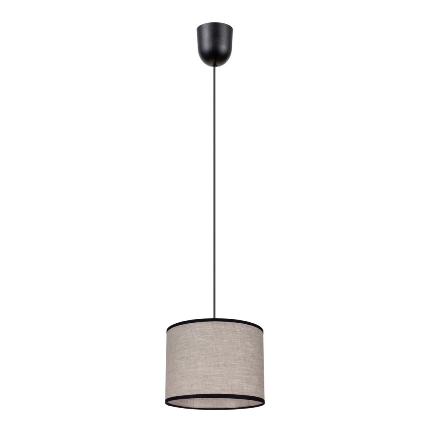 Ljuskrona med textilsladd NEXO 1xE27/60W/230V diameter 20 cm