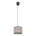 Ljuskrona med textilsladd NEXO 1xE27/60W/230V diameter 20 cm