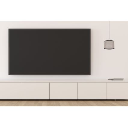 Ljuskrona med textilsladd NEXO 1xE27/60W/230V diameter 20 cm