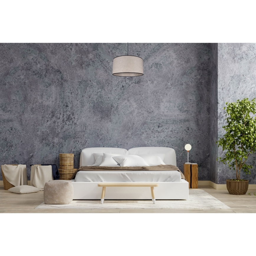 Ljuskrona med textilsladd NEXO 1xE27/60W/230V diameter 40 cm