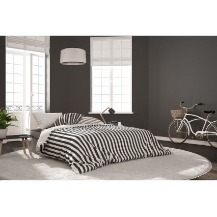 Ljuskrona med textilsladd NEXO 1xE27/60W/230V diameter 40 cm