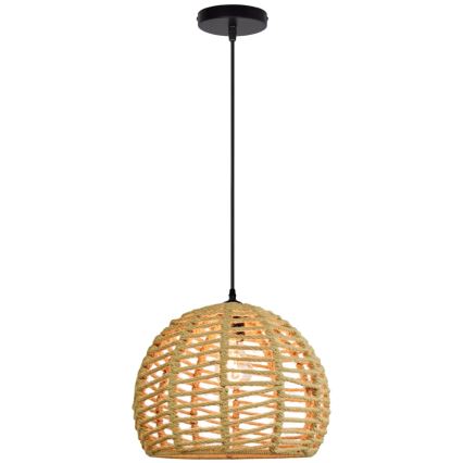 Ljuskrona med textilsladd OTIS 1xE27/20W/230V diameter 30 cm