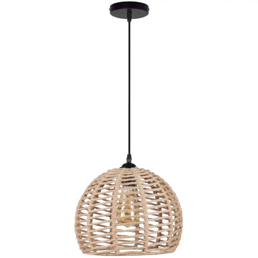 Ljuskrona med textilsladd OTIS 1xE27/20W/230V diameter 30 cm