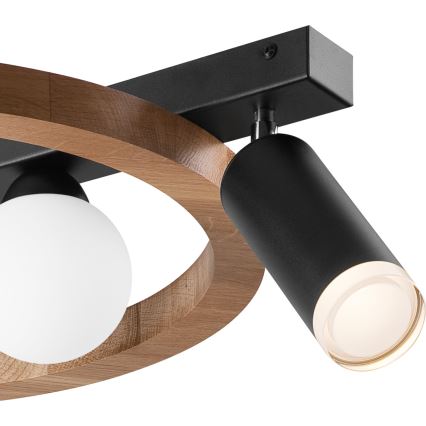Ljuskrona med textilsladd OTIS 2xG9/5W/230V + 2xE27/15W/230V ek