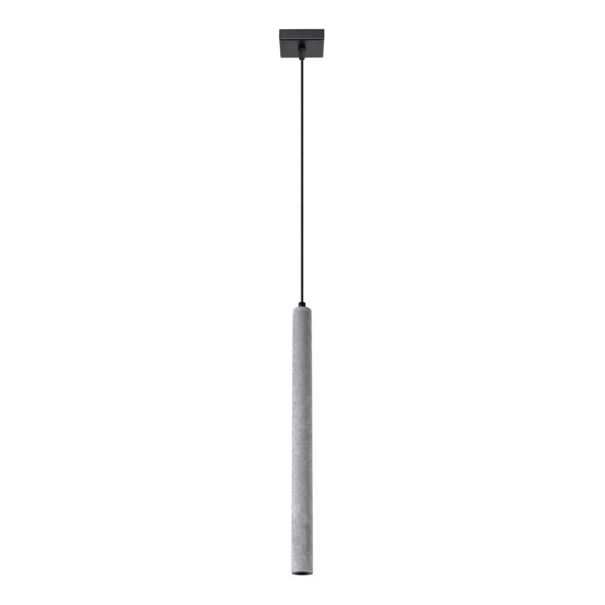 Ljuskrona med textilsladd PASTELO 1xG9/8W/230V betong