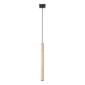 Ljuskrona med textilsladd PASTELO 1xG9/8W/230V bok