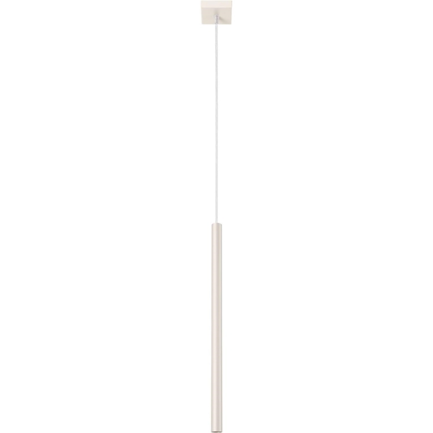 Ljuskrona med textilsladd PASTELO 1xG9/8W/230V grädde