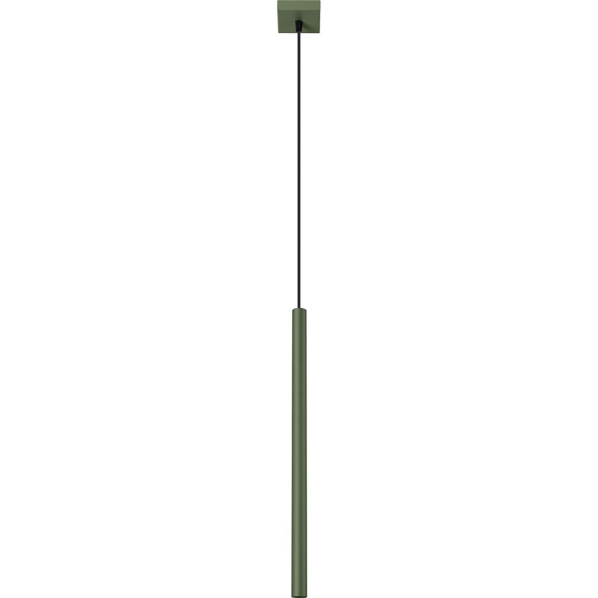 Ljuskrona med textilsladd PASTELO 1xG9/8W/230V grön