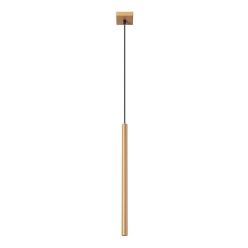 Ljuskrona med textilsladd PASTELO 1xG9/8W/230V guld