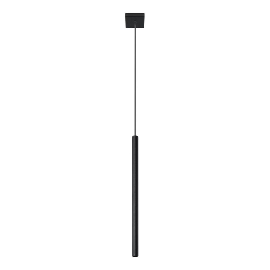 Ljuskrona med textilsladd PASTELO 1xG9/8W/230V svart