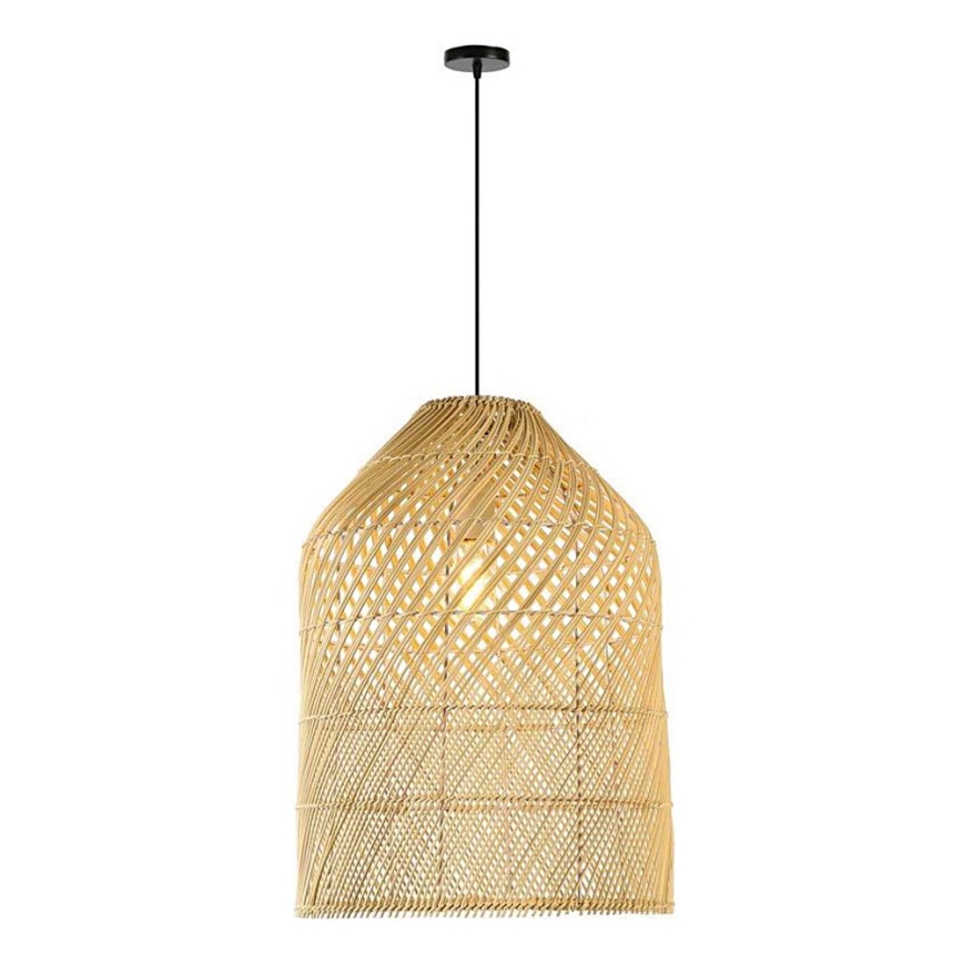 Ljuskrona med textilsladd PELO 1xE27/40W/230V diameter 35 cm rotting