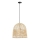 Ljuskrona med textilsladd PELO 1xE27/40W/230V diameter 40 cm rotting